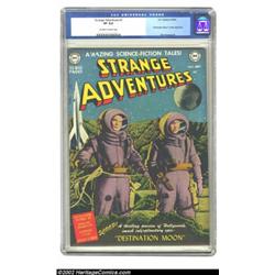Strange Adventures #1 (DC, 1950) CGC VF 8.0 Off-white to white pages. This cover has always stood ou