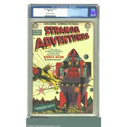 Strange Adventures #3 (DC, 1950) CGC NM- 9.2 Off-white to white pages. Here is an incredible copy of