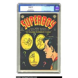 Superboy #15 (DC, 1951) CGC VF/NM 9.0 Cream to off-white pages. DCs from this time period are provin