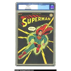 Superman #32 (DC, 1945) CGC VF 8.0 Cream to off-white pages. One has to look closely, front and back