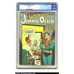 Superman's Pal Jimmy Olsen #1 (DC, 1954) CGC VG/FN 5.0 Off-white pages. Gerber in his The Photo-Jour
