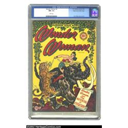 Wonder Woman #9 Mile High pedigree (DC, 1944) CGC NM+ 9.6 White pages. One of the great H. G. Peter.