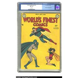 World's Finest Comics #41 (DC, 1949) CGC NM- 9.2 White pages. No other copy of this issue has even a