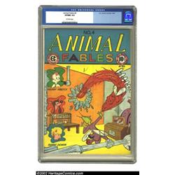 Animal Fables #4 (EC, 1947) CGC VF/NM 9.0 Off-white pages. You would think that this is a Timely, no
