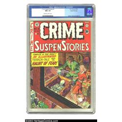 Crime SuspenStories #9 Gaines File pedigree Certificate Missing (EC, 1952) CGC NM+ 9.6 Off-white to.