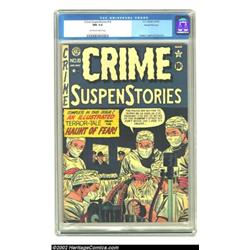 Crime SuspenStories #10 Gaines File pedigree 9/12 (EC, 1952) CGC NM 9.4 Off-white to white pages. Th