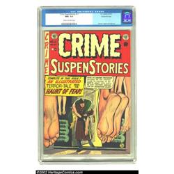 Crime SuspenStories #11 Gaine File pedigree 9/12 (EC, 1952) CGC NM+ 9.6 Cream to off-white pages. Jo