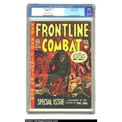Frontline Combat #7 Gaines File pedigree 7/10 (EC, 1952) CGC NM 9.4 Off-white to white pages. Kurtzm