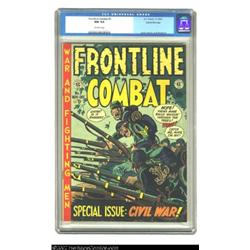 Frontline Combat #9 Gaines File pedigree 7/10 (EC, 1952) CGC NM 9.4 Off-white pages. Kurtzman devote