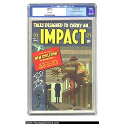 Impact #1 Gaines File pedigree 1/12 (EC, 1955) CGC NM- 9.2 Off-white pages. Jack Davis is at his biz