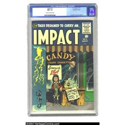 Impact #3 Gaines File pedigree 1/12 (EC, 1955) CGC NM- 9.2 Cream to off-white pages. Don't be lookin