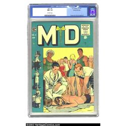 M.D. #4 Gaines File pedigree 1/12 (EC, 1955) CGC NM- 9.2 Off-white pages. Watered-down EC was still.