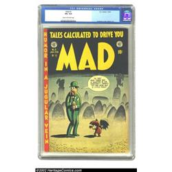 Mad #3 (EC, 1953) CGC VF+ 8.5 Cream to off-white pages. This is a very presentable copy of Kurtzman'