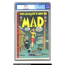 Mad #4 Gaines File pedigree 5/12 (EC, 1953) CGC NM/MT 9.8 Off-white to white pages. Harvey Kurtzman'
