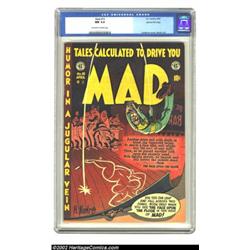 Mad #10 Gaines File pedigree 3/12 (EC, 1954) CGC NM 9.4 Off-white to white pages. Harvey Kurtzman cr