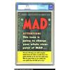 Image 1 : Mad #17 Gaines File pedigree 3/12 (EC, 1954) CGC NM+ 9.6 Off-white to white pages. Although creating