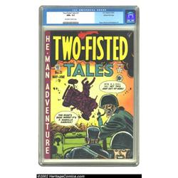 Two-Fisted Tales #21 Gaines File pedigree 7/10 (EC, 1951) CGC NM+ 9.6 Off-white to white pages. The.