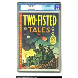 Two-Fisted Tales #23 Gaines File pedigree Certificate Missing (EC, 1951) CGC NM+ 9.6 Off-white to wh