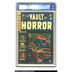 Vault of Horror #34 Gaines File pedigree 4/12 (EC, 1954) CGC NM 9.4 Off-white pages. Over the course