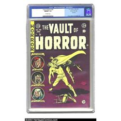 Vault of Horror #40 Gaines File pedigree 9/12 (EC, 1954) CGC NM/MT 9.8 Off-white pages. This rare fi