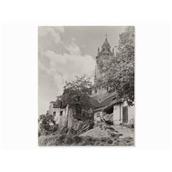 Hans Kubicek, Tower of Abbey Dürnstein, Austria, c. 1961