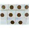 Image 1 : (10) 1913-S LINOLN CENT F/VF