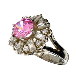 APP: 1.6k Designer Sebastian 5.00CT Swiss Cubic Zirconia And Platinum Over Sterling Silver Ring