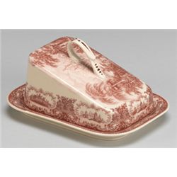 Red and White Cheese Dish