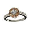 Image 1 : APP: 1.2k Designer Sebastian 2.04CT Swiss Cubic Zirconia And Platinum Over Sterling Silver Ring