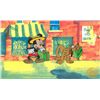 Image 1 : Walt Disney Serigraph,Cell, Mickey And Pluto Take a Trip W/Certificate Of Authenticity