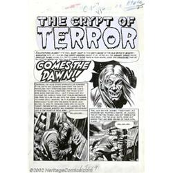 Jack Davis - Original Art for Haunt of Fear #26, Complete 7-page Story, "Comes the Dawn!" (EC, 1954)