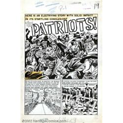 Jack Davis - Original Art for Shock Suspense #2, Complete 6-page Story, "The Patriots" (EC, 1952). J