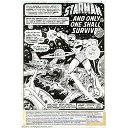 Steve Ditko and Romeo Tanghal - Original Splash Page Art for Adventure Comics #472 (DC Comics, 1980)