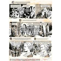 Mort Drucker - Original Art for Mad #63, Complete 4-page Story, "John Wayne on the Set of the Alamo"