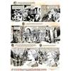 Image 1 : Mort Drucker - Original Art for Mad #63, Complete 4-page Story, "John Wayne on the Set of the Alamo"