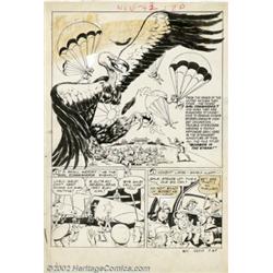 Jill Elgin - Original Art for Speed Comics #29, Complete 8-page Story, "Girl Commandos" (Harvey, 194