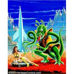 Al Feldstein - Original Cover Recreation for Weird Fantasy #15 (2002). Famous for his legendary cont