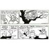 Image 1 : Dik Browne - Original Comic Strip Art for Hagar the Horrible Daily, Lot of 5 (King Features, 1987)..