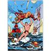 Image 1 : C. C. Beck - Original Recreation of the Cover Art for Sub-Mariner #6 (1980). C. C. Beck was one of t