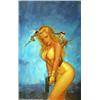 Image 1 : Joe Chiodo - Original Cover Art for Code Name: Knockout (DC, 2001). A bizarre blend of sex, espionag