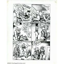Robert Crumb Original Art For Fritz The Cat Complete 15 Page