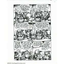 Robert Crumb Original Art For Fritz The Cat Complete 15 Page