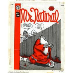 Robert Crumb - Original Cover Art for Mr. Natural #2 (San Francisco Comic Book Company, 1971) From t