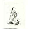 Image 1 : Frank Frazetta - Original Illustration for Tarzan and the Lost Empire (Ace, 1962). Universally ackno