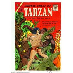 Sam Glanzman - Original Cover Recreation for Jungle Tales of Tarzan #2 (2000). This is a nice, brigh
