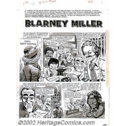 Jerry Grandenetti - Original Art for Sick #109, Complete 5-page Story, "Blarney Miller" (Charlton, 1