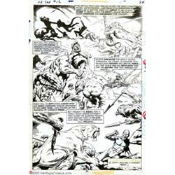 Russ Heath - Original Art for Ka-Zar #12 (Marvel, 1975). Highly regarded for his war comics work, wi