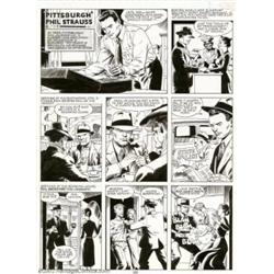 Russ Heath - Original Art for The Big Book of Little Criminals, Complete 4-page Story, "'Pittsburgh'