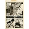Image 1 : Russ Heath - Original Art for Vampire Tales #9, Complete 5-page Story, "Blood Lunge" (Marvel, 1974).