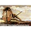 Image 1 : Jeff Jones - Original Oil Painting "After the Fire" (undated). Combining classical illustrative tech